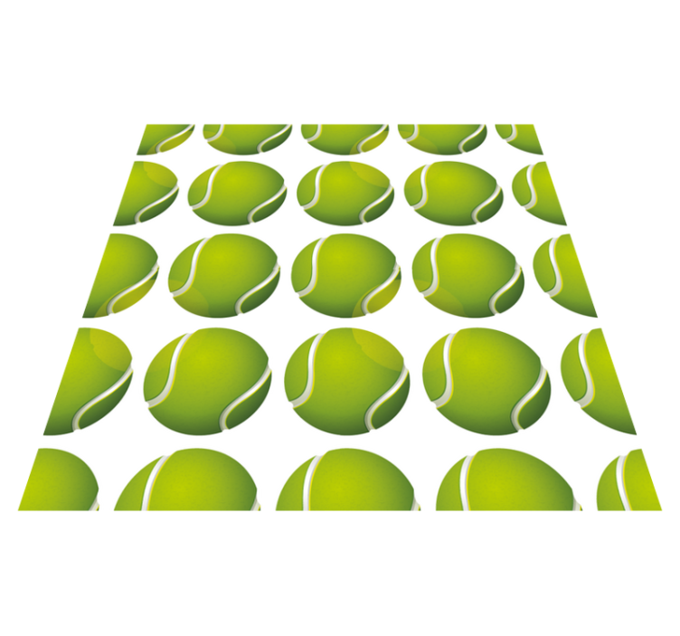 Covor de vinil jocuri motivul mingii de tenis - TenStickers