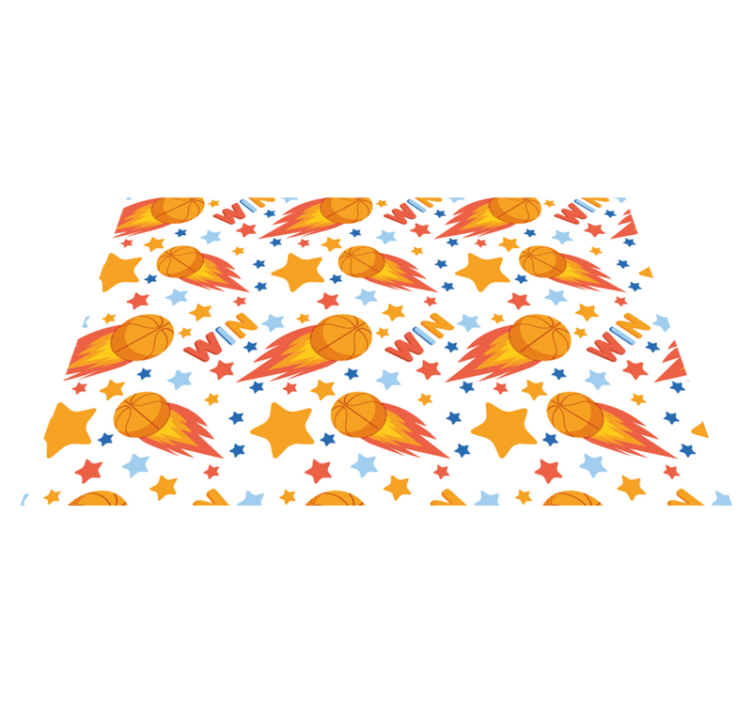 Covor de vinil jocuri design cu stele sportive - TenStickers
