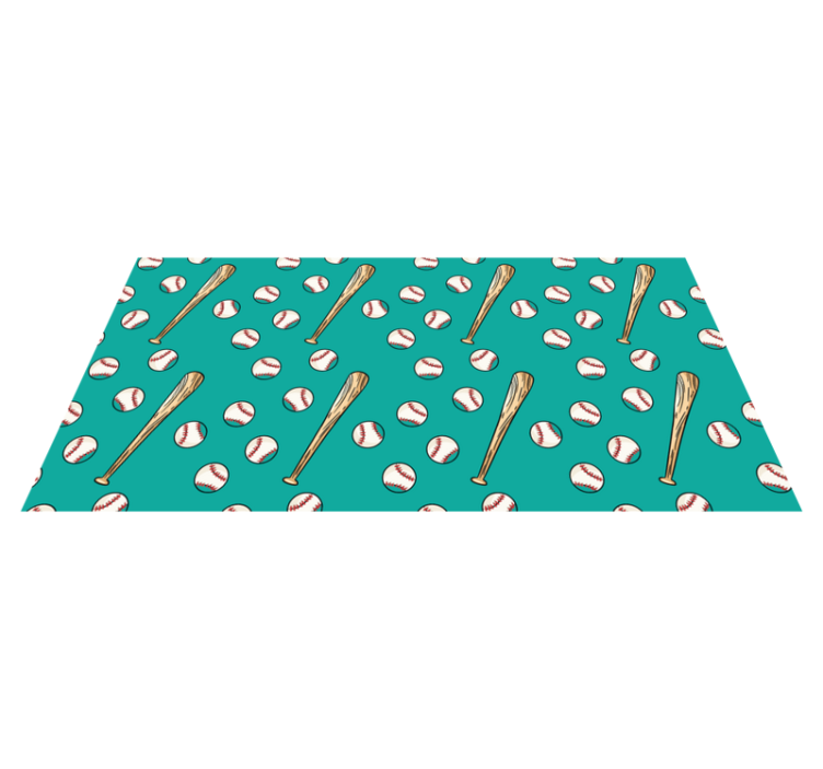 Covor de vinil jocuri model distractiv de baseball - TenStickers
