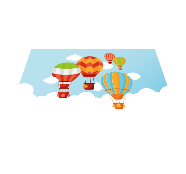 Alții covor de vinil aer cald colorat - TenStickers