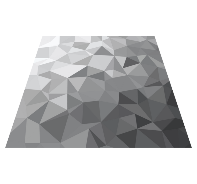 Covor de vinil geometric stil gri gradient - TenStickers