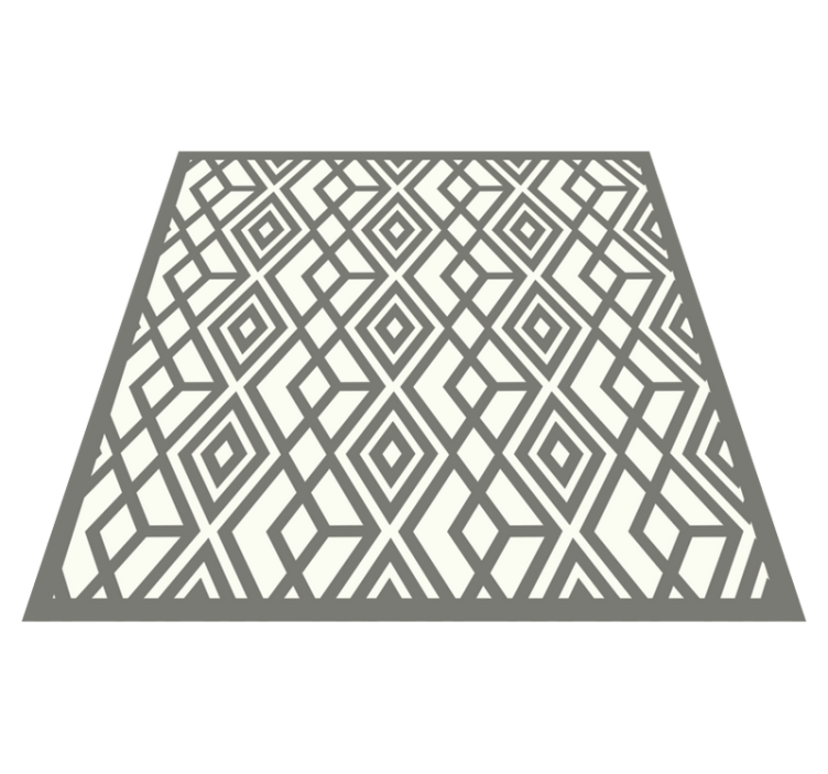 Covor de vinil geometric emblemă cu diamant - TenStickers