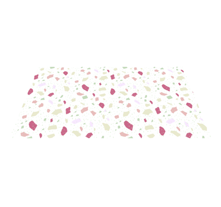 Alții covor de vinil forme dinamice colorate - TenStickers