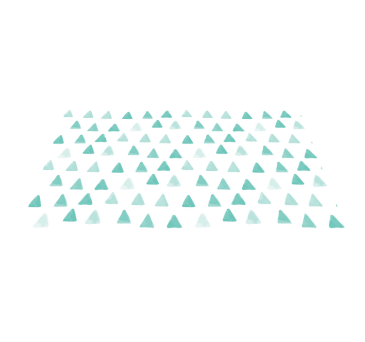 Covor de vinil geometric motive triunghiulare - TenStickers