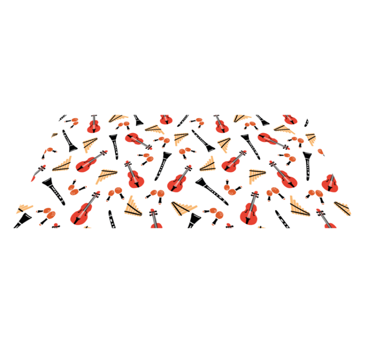 Alții covor de vinil model de instrument muzical - TenStickers