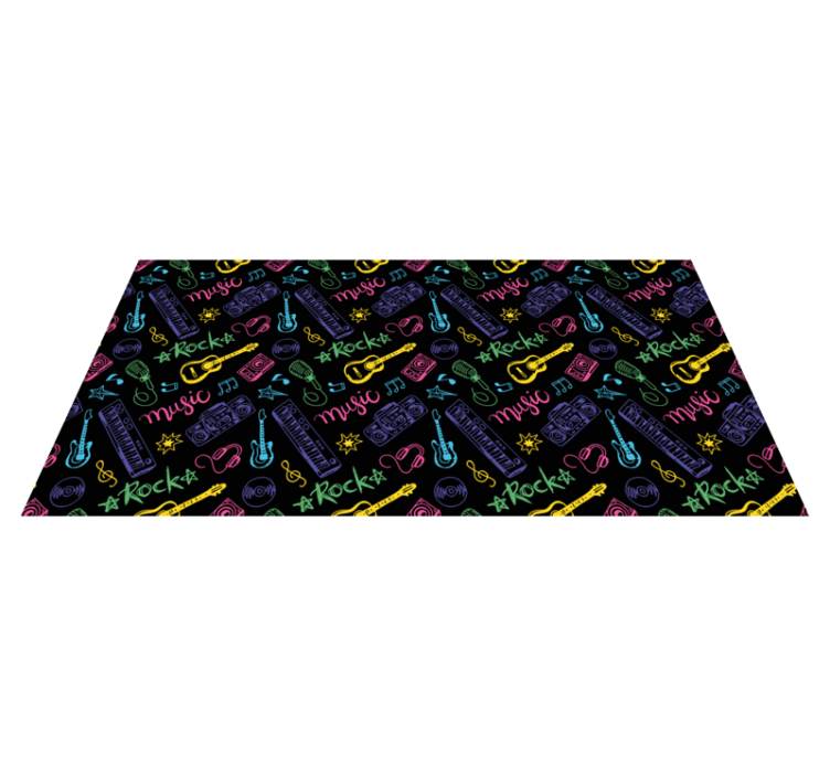 Alții covor de vinil model de muzică rock - TenStickers