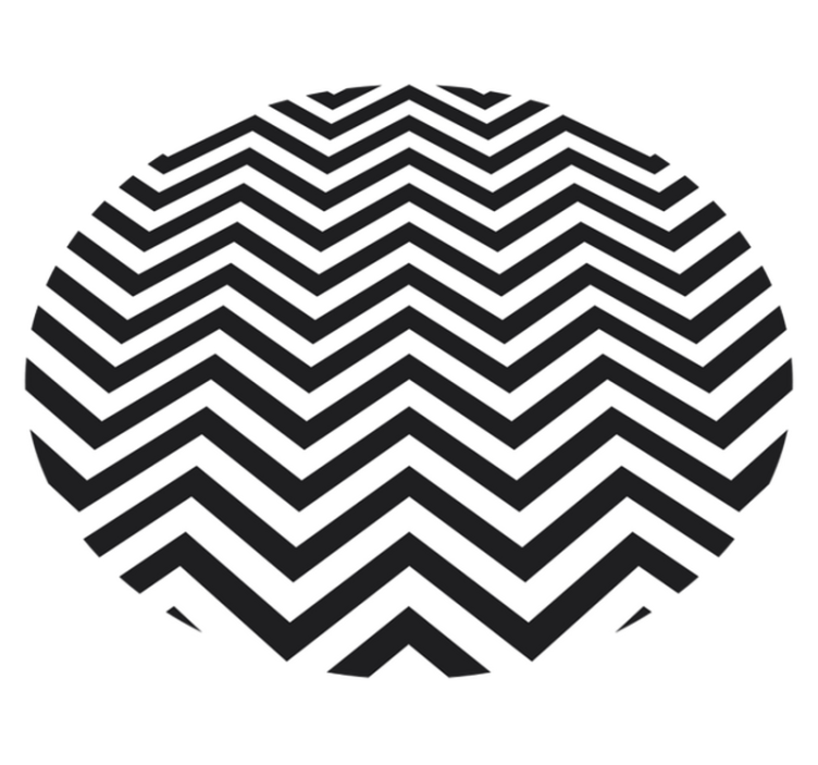 Covor de vinil geometric cu model chevron - TenStickers