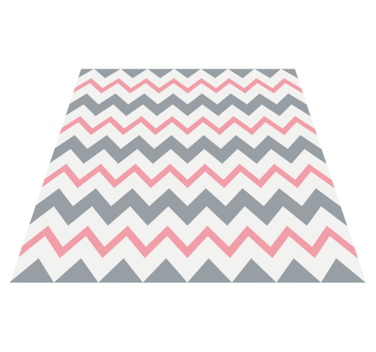 Covor de vinil pentru copii decor cu model chevron - TenStickers