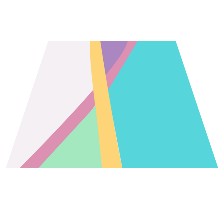 Covor vinil modern straturi abstracte colorate - TenStickers