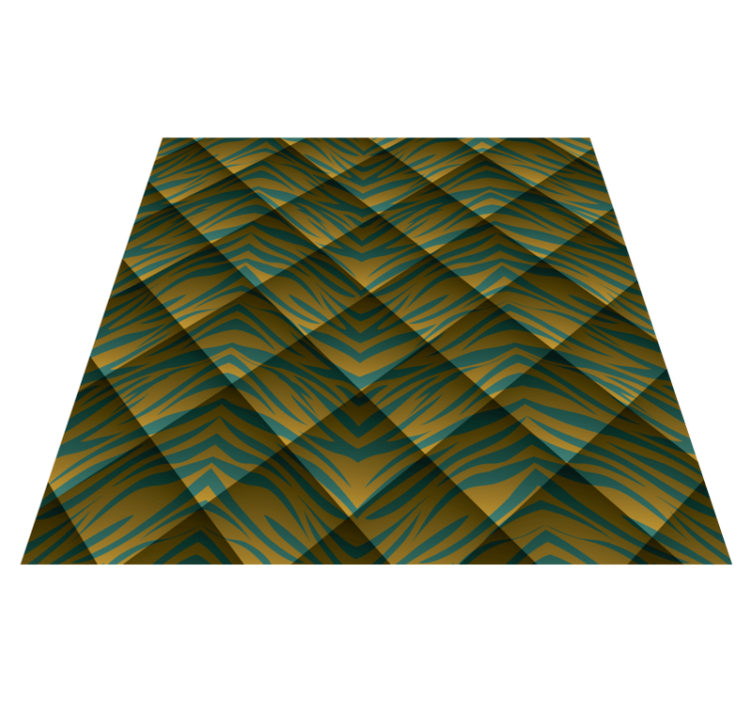 Covor vinil print animalier fuziune model zebra - TenStickers