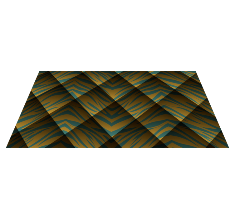 Covor vinil print animalier conceptul de dungă de tigru - TenStickers