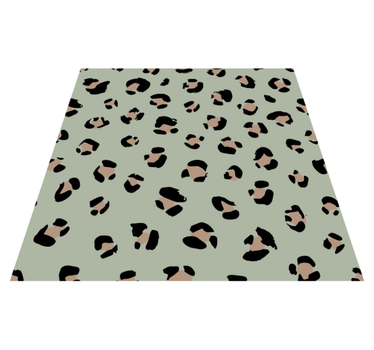 Covor vinil print animalier piele cu pete de leopard - TenStickers