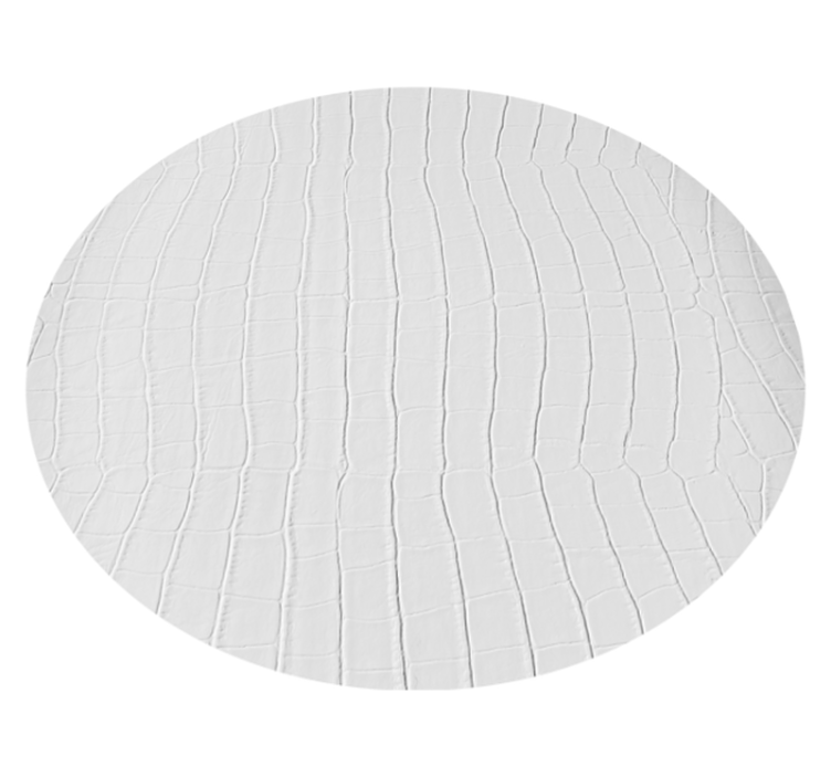 Covor vinil animal model de crocodil alb - TenStickers