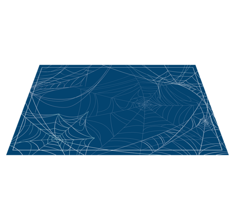 Covor de vinil Halloween model de pânze de păianjen - TenStickers