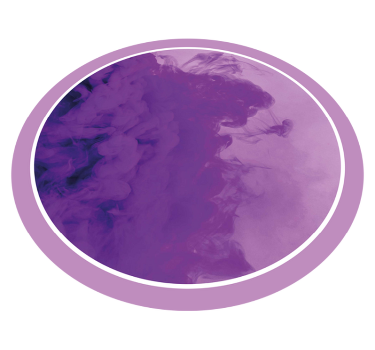 Covoruri vinil rotund vârtej violet abstract - TenStickers