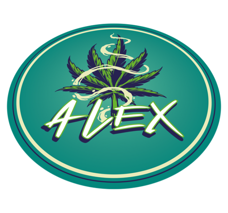 Covor de vinil Adolescenți cerc de nume - TenStickers