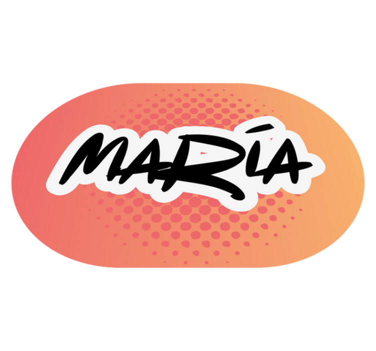 Covor de vinil cu nome designul numelui - TenStickers