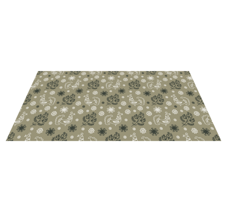 Covor polonez de cocoși populari cu model - TenStickers