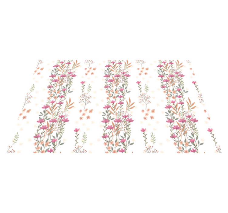 Covor floral cu flori înalte botanice - TenStickers