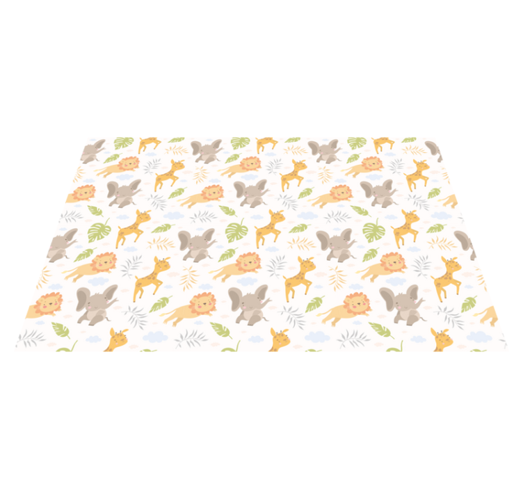 Covor nordic minimalist safari copii vinil - TenStickers