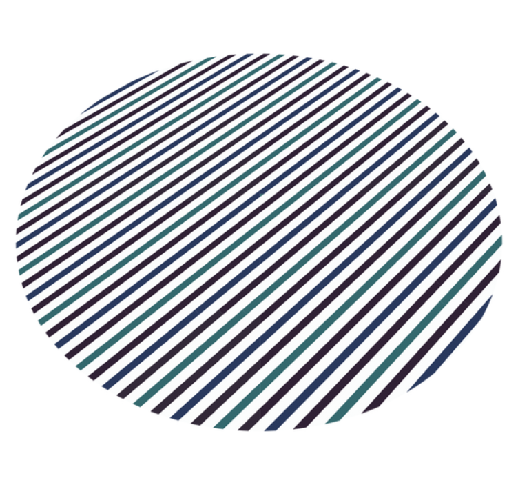 Covor vinil vărgat gri și verde - TenStickers