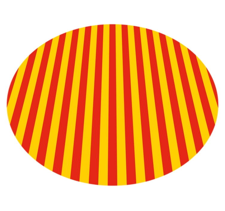 Covor vinil vărgat expunere vibrantă cu dungi - TenStickers