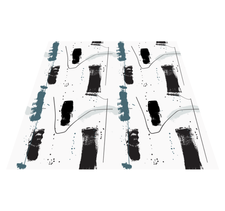 Covor vinil minimalist forme abstracte liniare - TenStickers