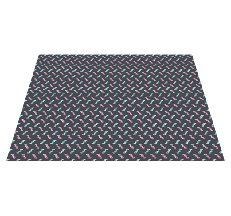 Alții covor de vinil forme ondulate colorate - TenStickers