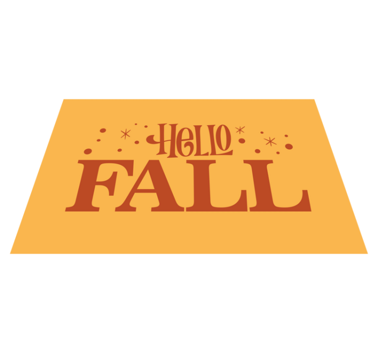 Covoare de vinil cu fraze vibe-uri de toamnă - TenStickers