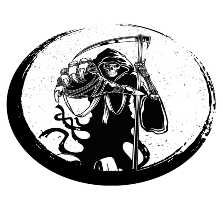 Covor de vinil Halloween motiv grim reaper - TenStickers