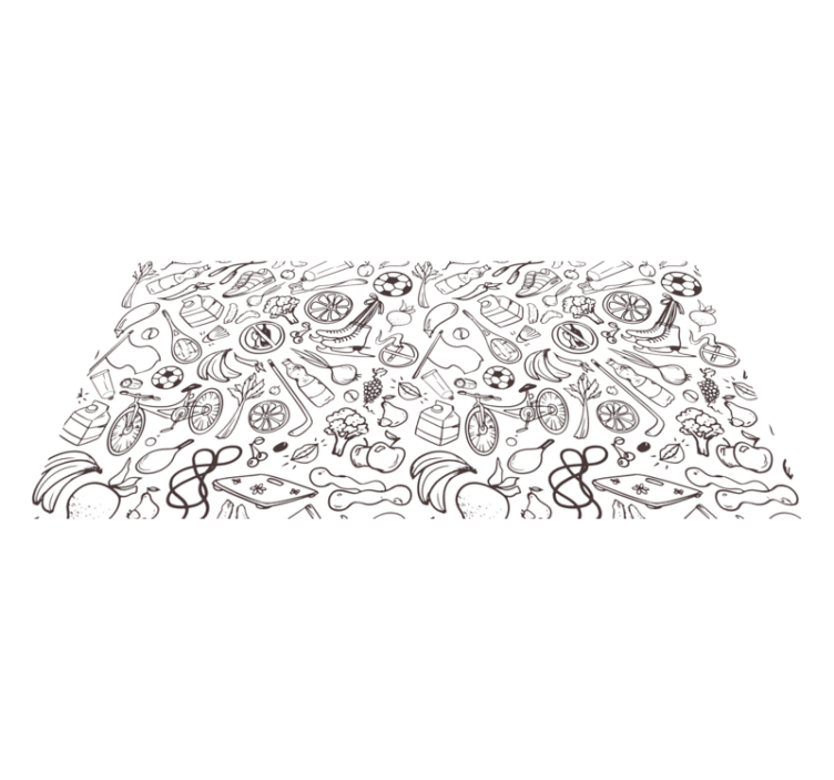 Alții covor de vinil icoane pentru stilul de viață activ - TenStickers