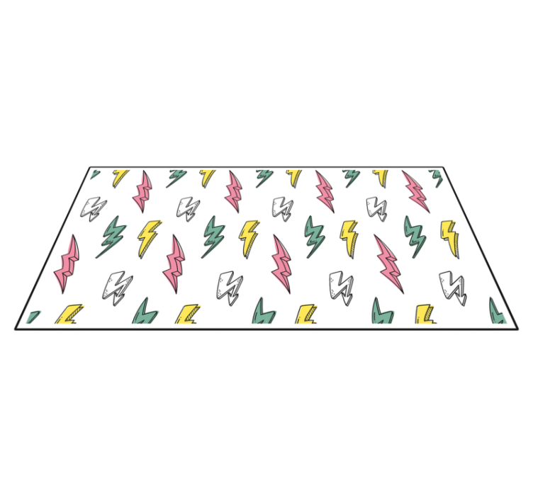 Covor de vinil jocuri model de fulger - TenStickers