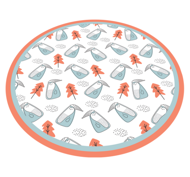 Covor de vinil pepiniere model drăguț de animale - TenStickers