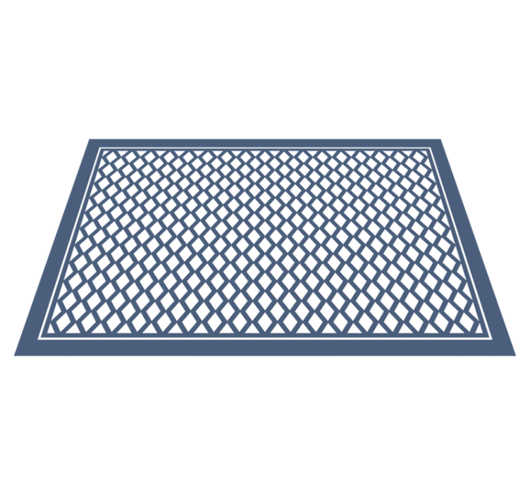 Covor de vinil geometric motiv elegant cu diamant - TenStickers