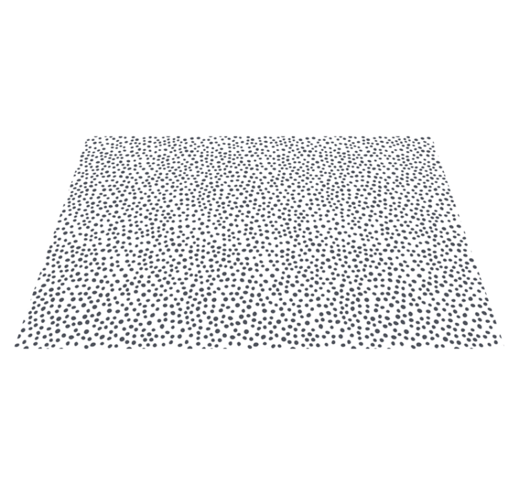 Alții covor de vinil motiv cu puncte negre - TenStickers