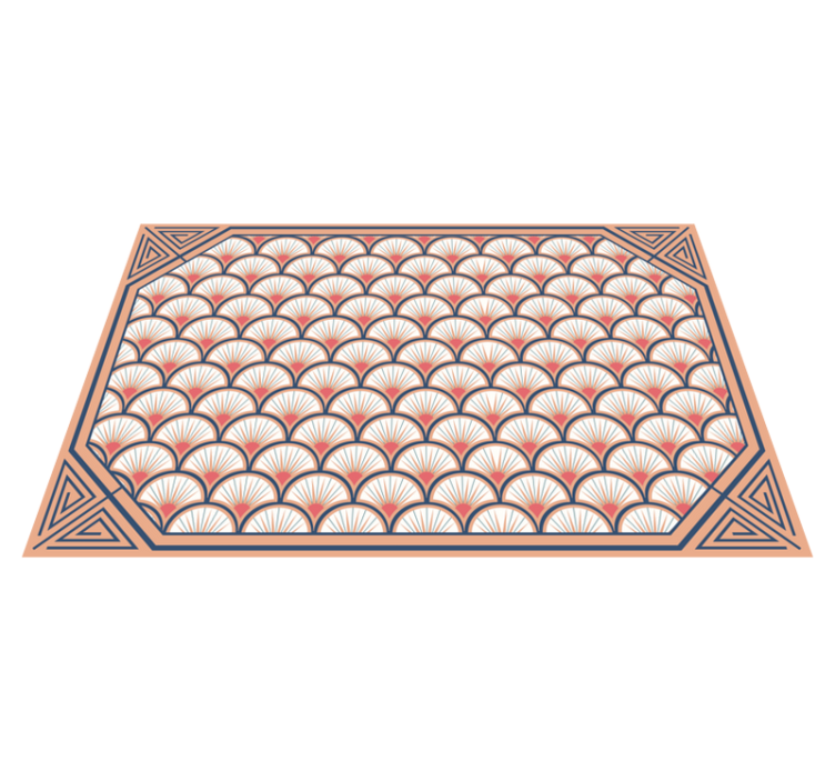 Covor vinil efect de țiglă motiv de coajă - TenStickers