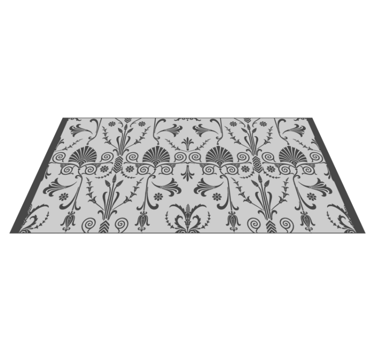 Covor vinil modern model decorativ floral - TenStickers