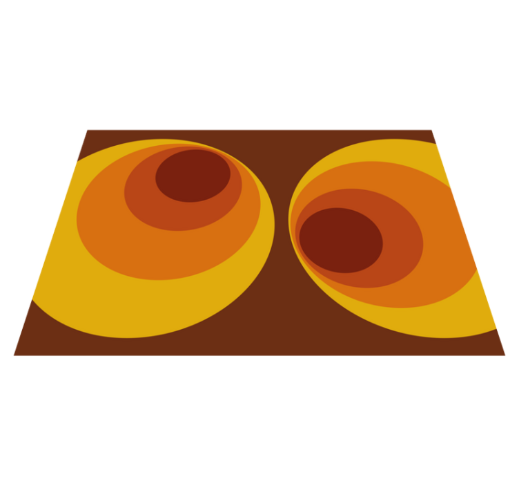 Covor de vinil geometric vârtejuri geometrice abstracte - TenStickers