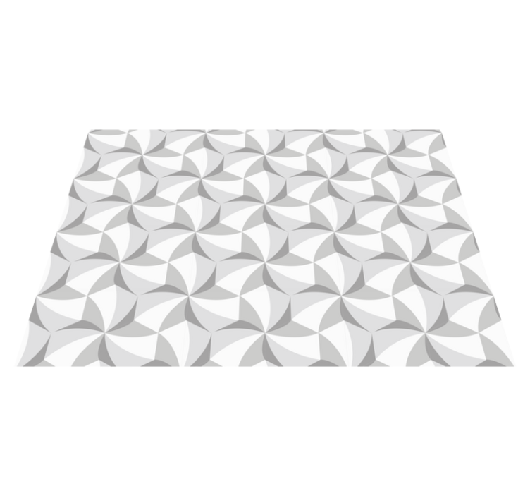 Covor de vinil geometric model de vârtej abstract - TenStickers