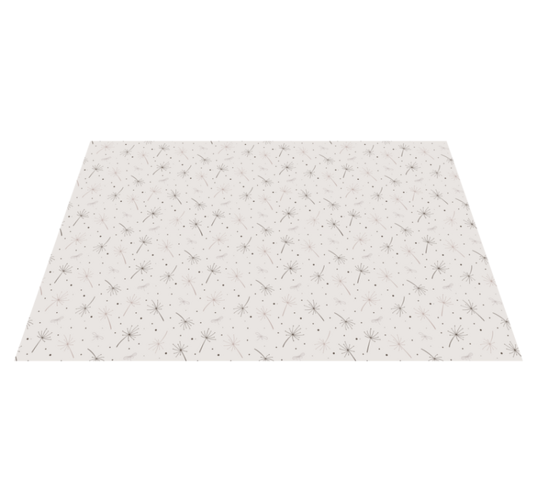 Covor vinil flori și plante model de păpădie - TenStickers