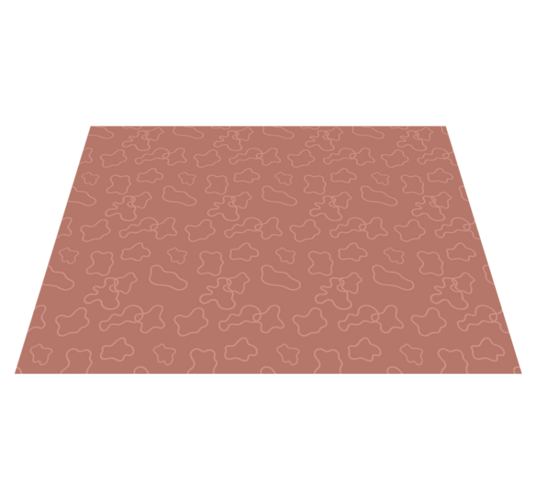 Teracota cercuri neregulate covoare geometrice - TenStickers