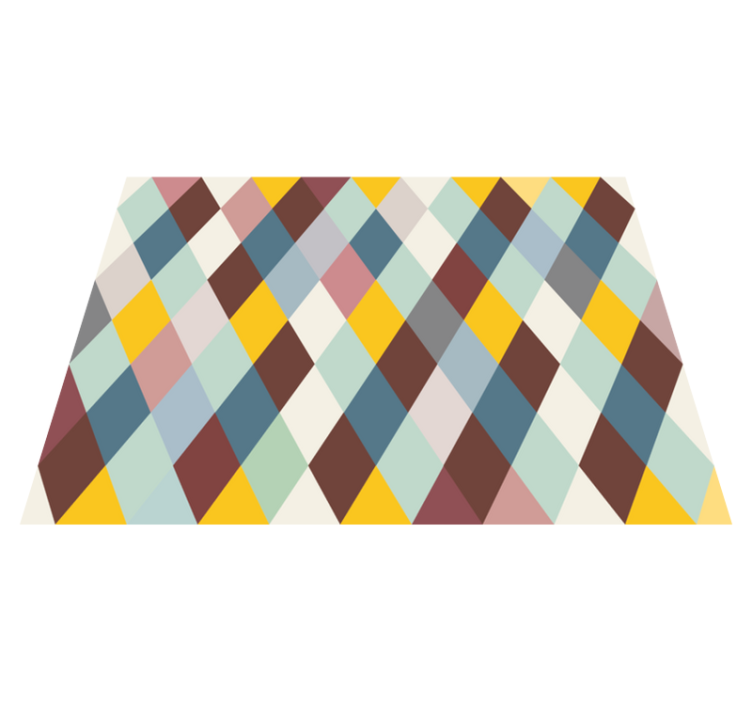 Covor de vinil geometric covor de podea cu model geometric - TenStickers