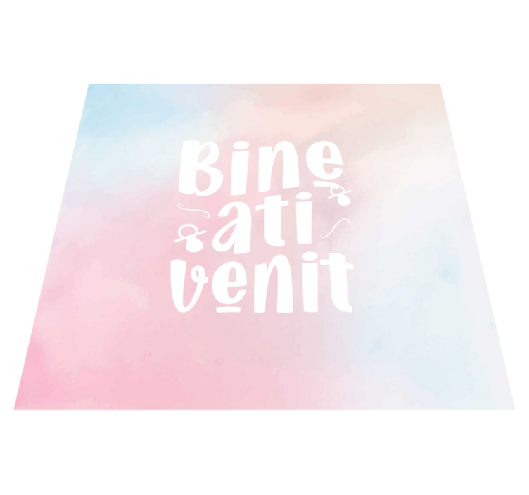 Covor vinil Bine ati venit - TenStickers