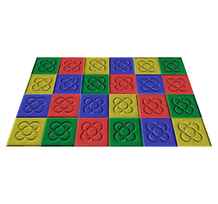 Covor de vinil hol pop art plăci de piatră panotate Pop art plăci - TenStickers