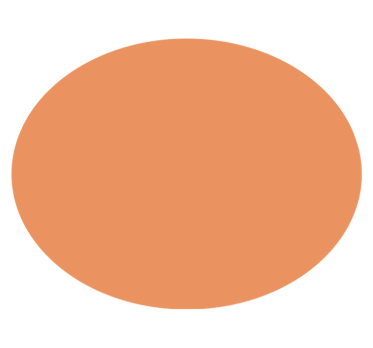 Covoruri vinil rotund apricot crush - TenStickers