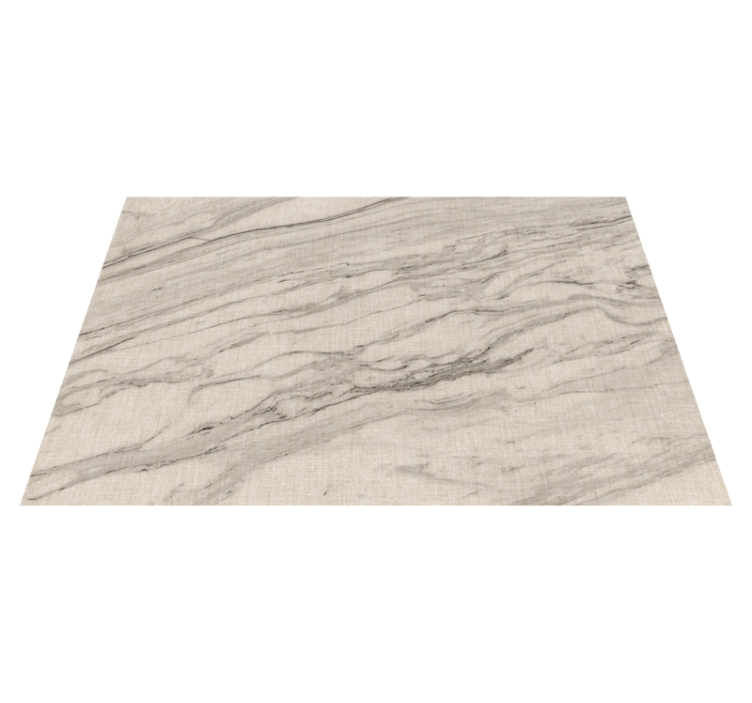 Covor de vinil marmura nuanțe de fildeș cu detalii negre - TenStickers