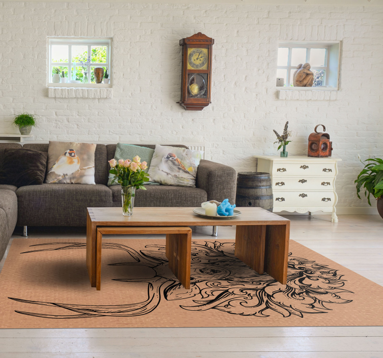 Covor vinil animal design elegant de cerb - TenStickers
