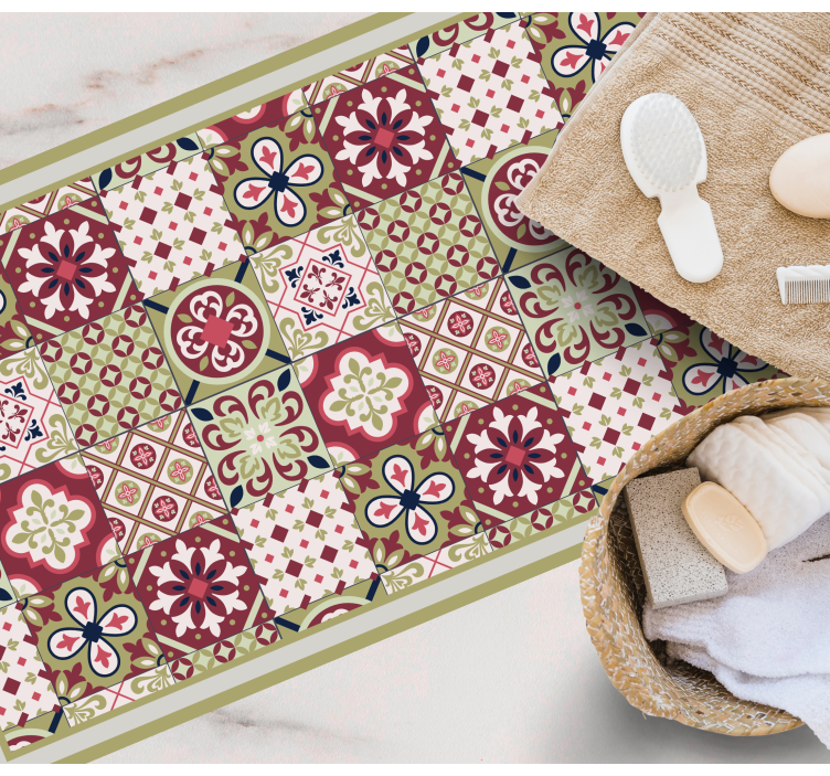 Mozaic multicolor cu covor de diferite stiluri - TenStickers