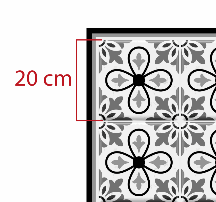 Gresie, alb, negru, portugal - TenStickers