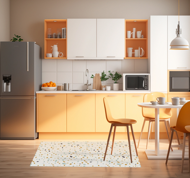 Covor cu textură de tip terrazzo în stil nordic - TenStickers